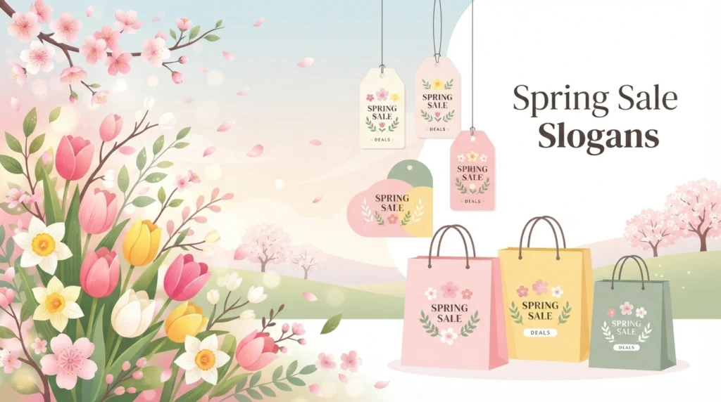 spring sale slogans