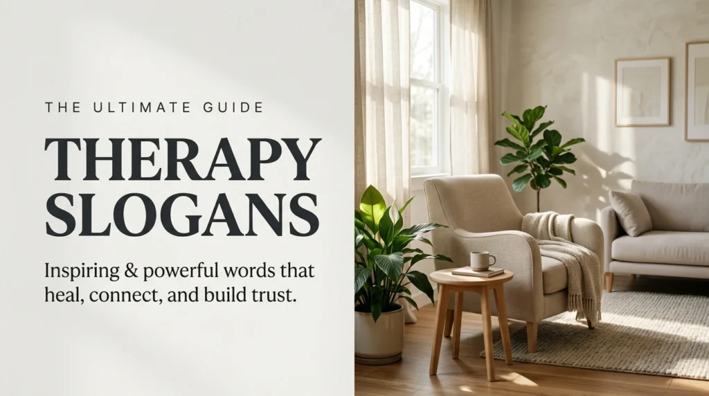 therapy slogans