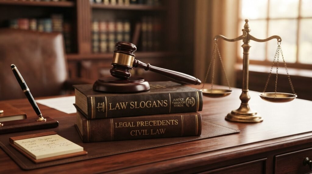law slogans
