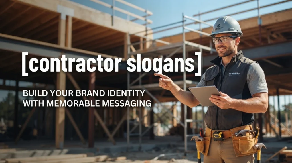 contractor slogans