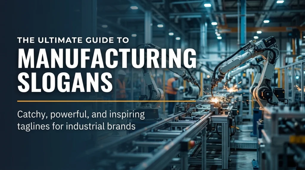 manufacturing slogans
