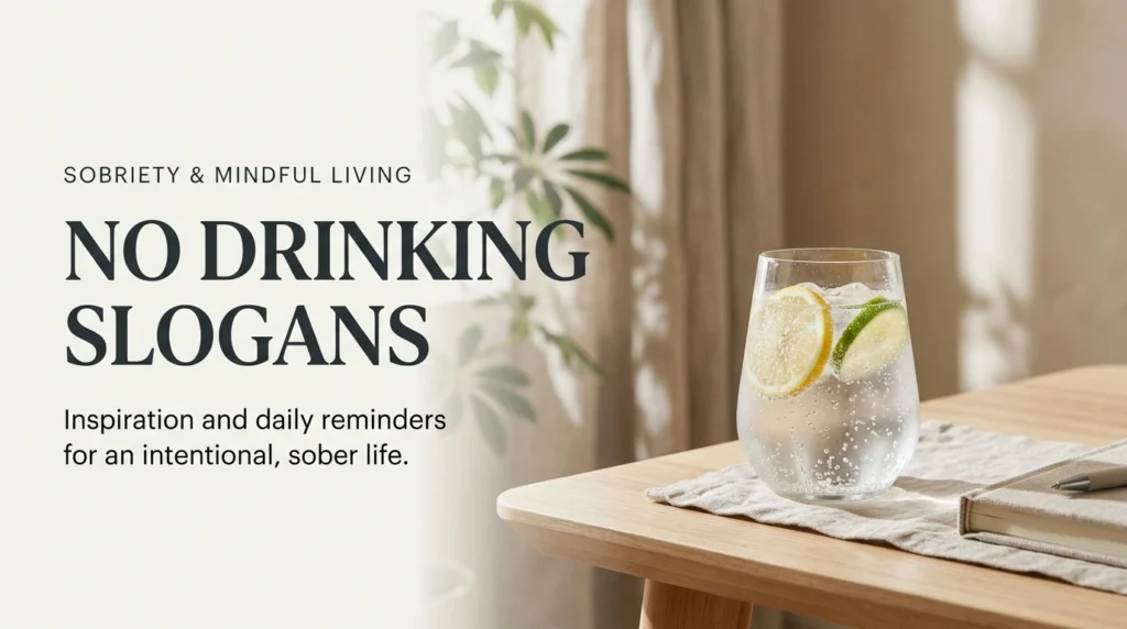 no drinking slogans