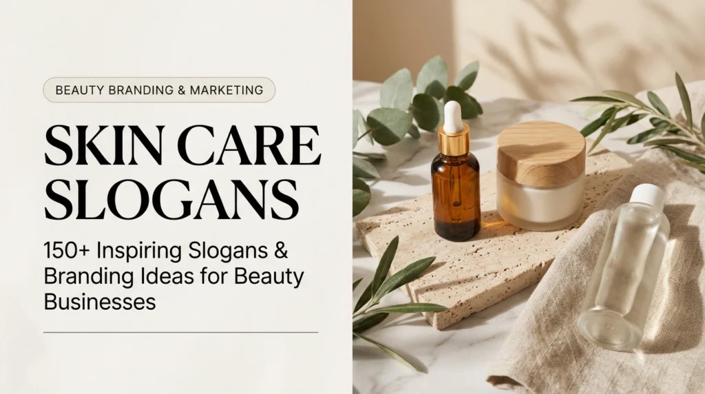skin care slogans